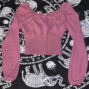 Dirty Pink Aéropostale crop shirt